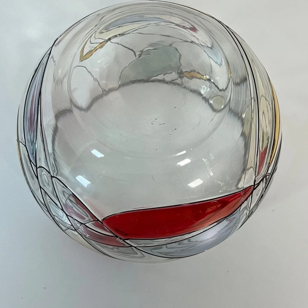 PartyLite Mosaic Calypso Tealight Votive Candle Holder‎ Stained Glass 4" H - Picture 4 of 5